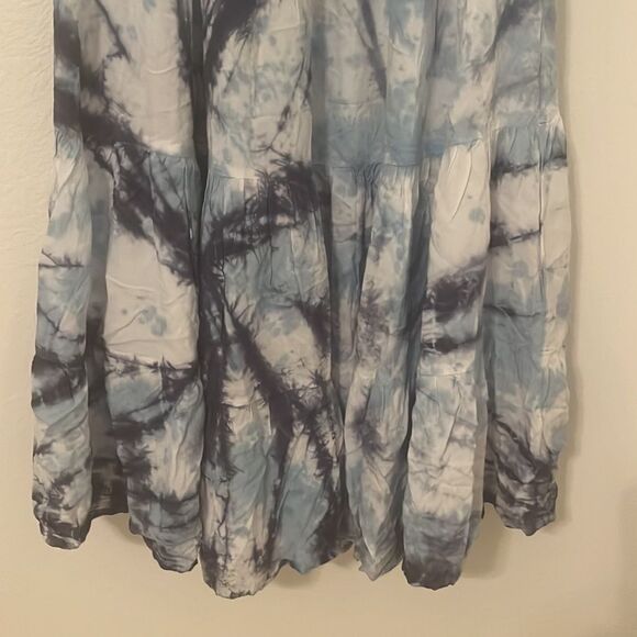 Tie Dye, Long, Strapless Swimsuit Coverup/ Dress NEW NWT - Picture 2 of 6